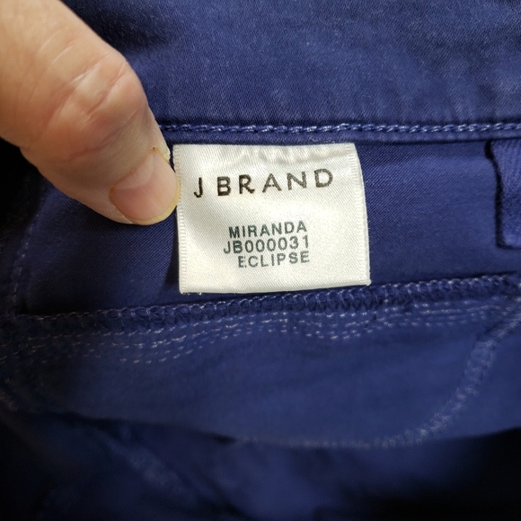 J Brand Women’s Miranda Style Skinny Jeans Zippers Navy Size 29 - Picture 6 of 10